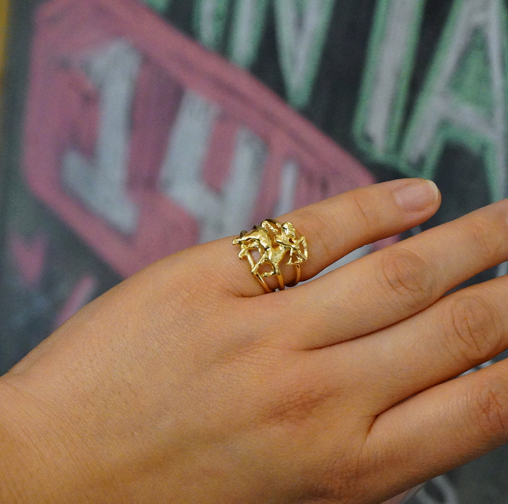 Vintage 14k Sagittarius Ring