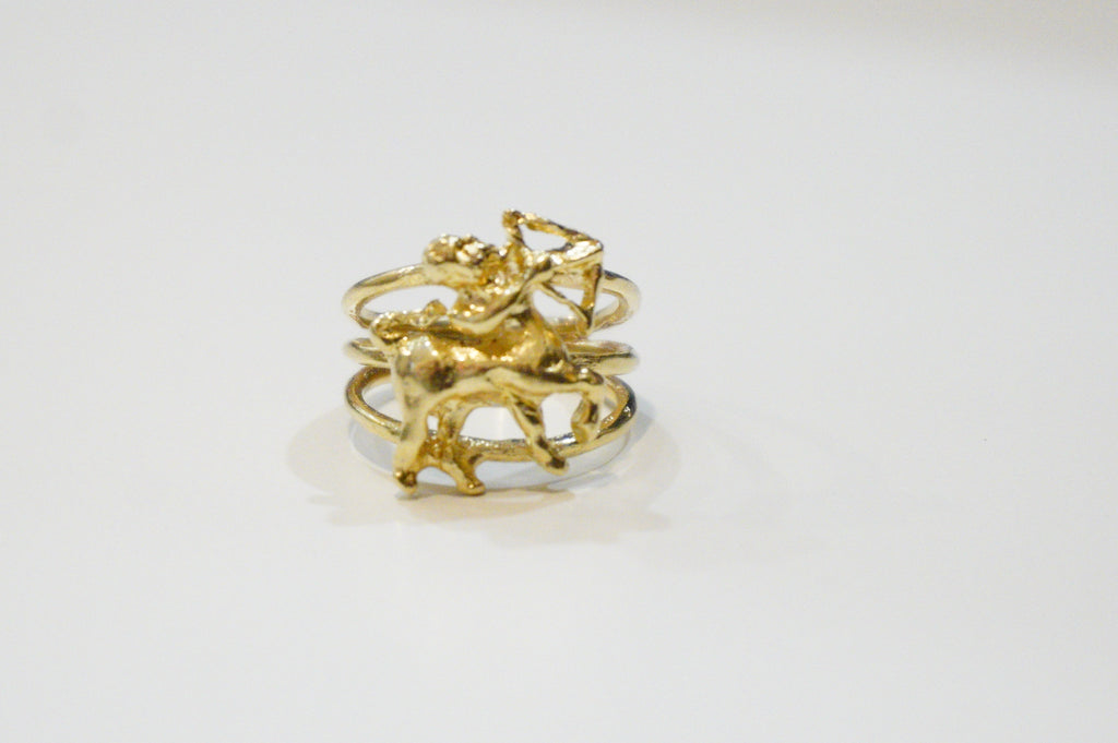 Vintage 14k Sagittarius Ring