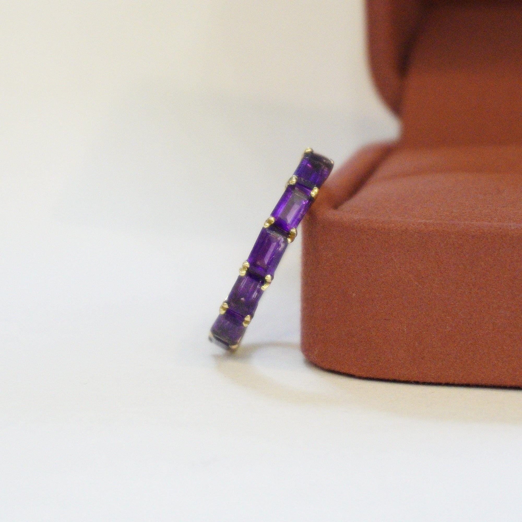 14k Emerald cut Ring