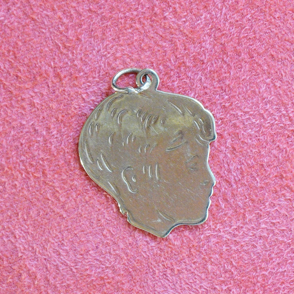 Vintage 14k Baby Boy Charm