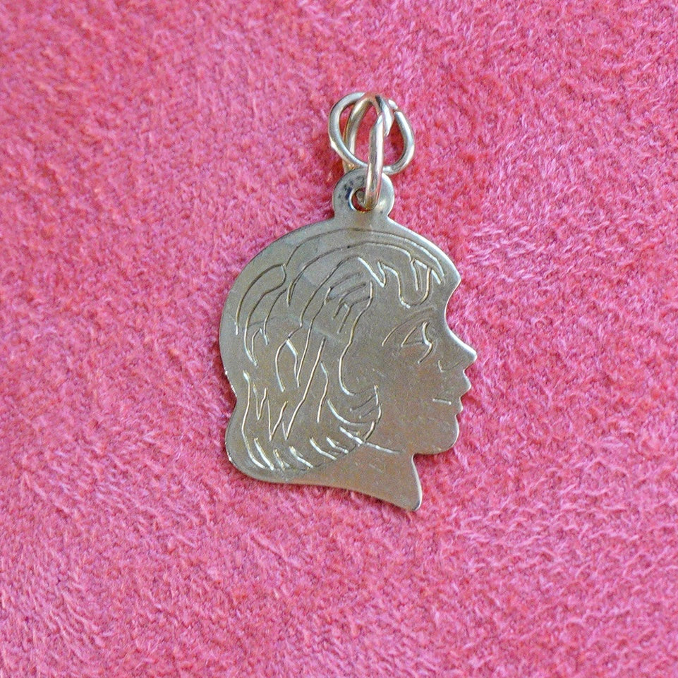 Vintage 14k Baby Girl Small Charm