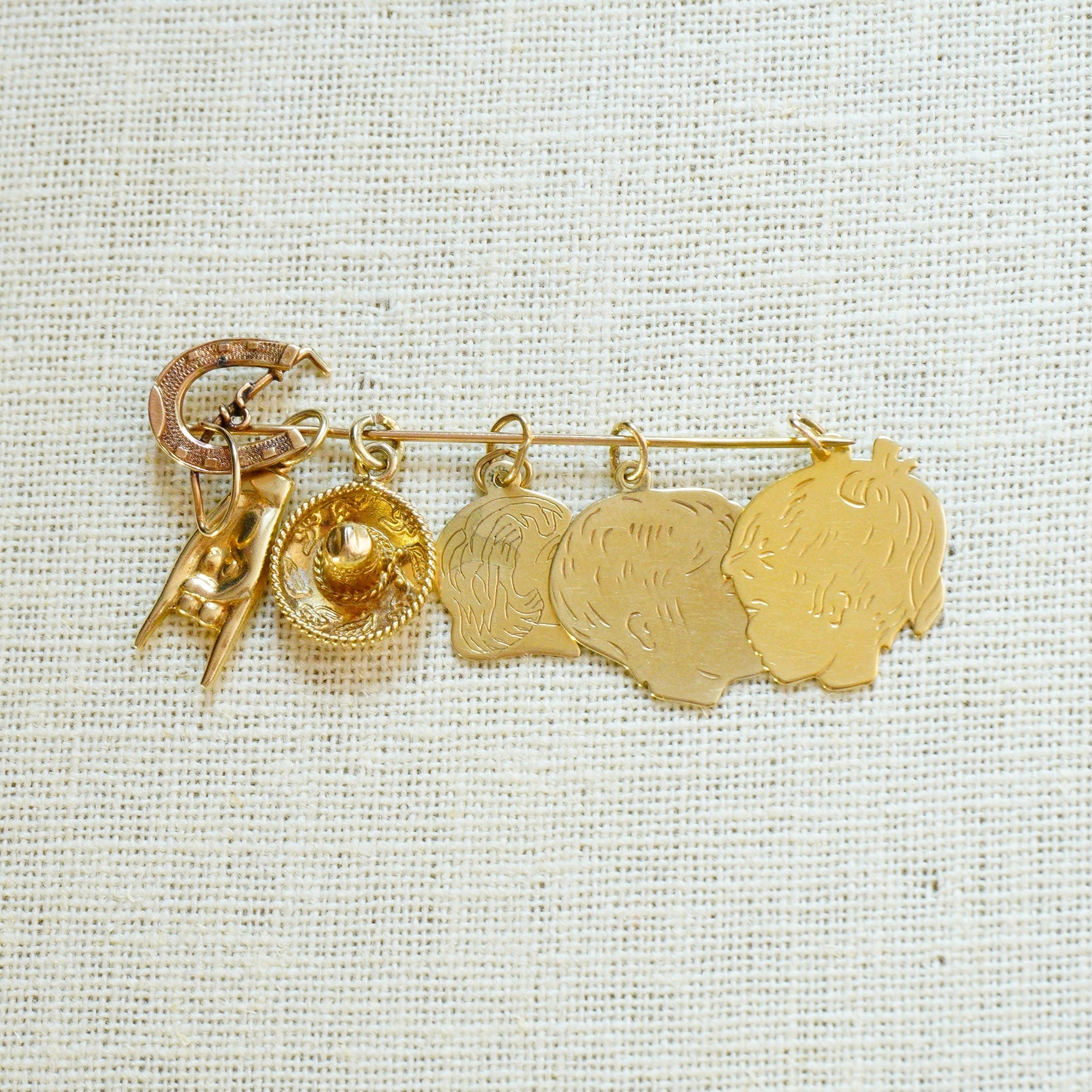 Vintage 14k Rock Hand 🤘Charm Pendant