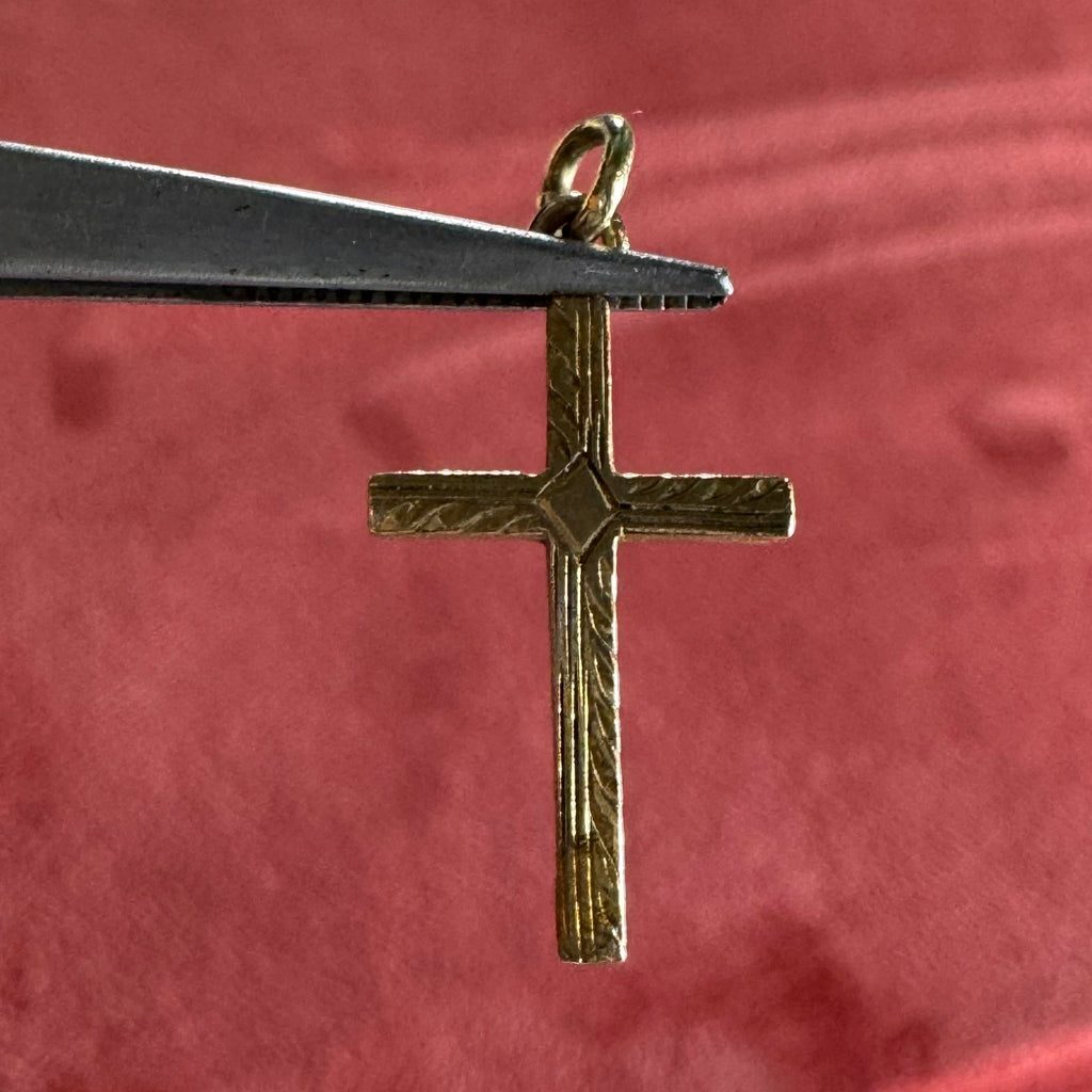 Vintage 10k Cross Pendant