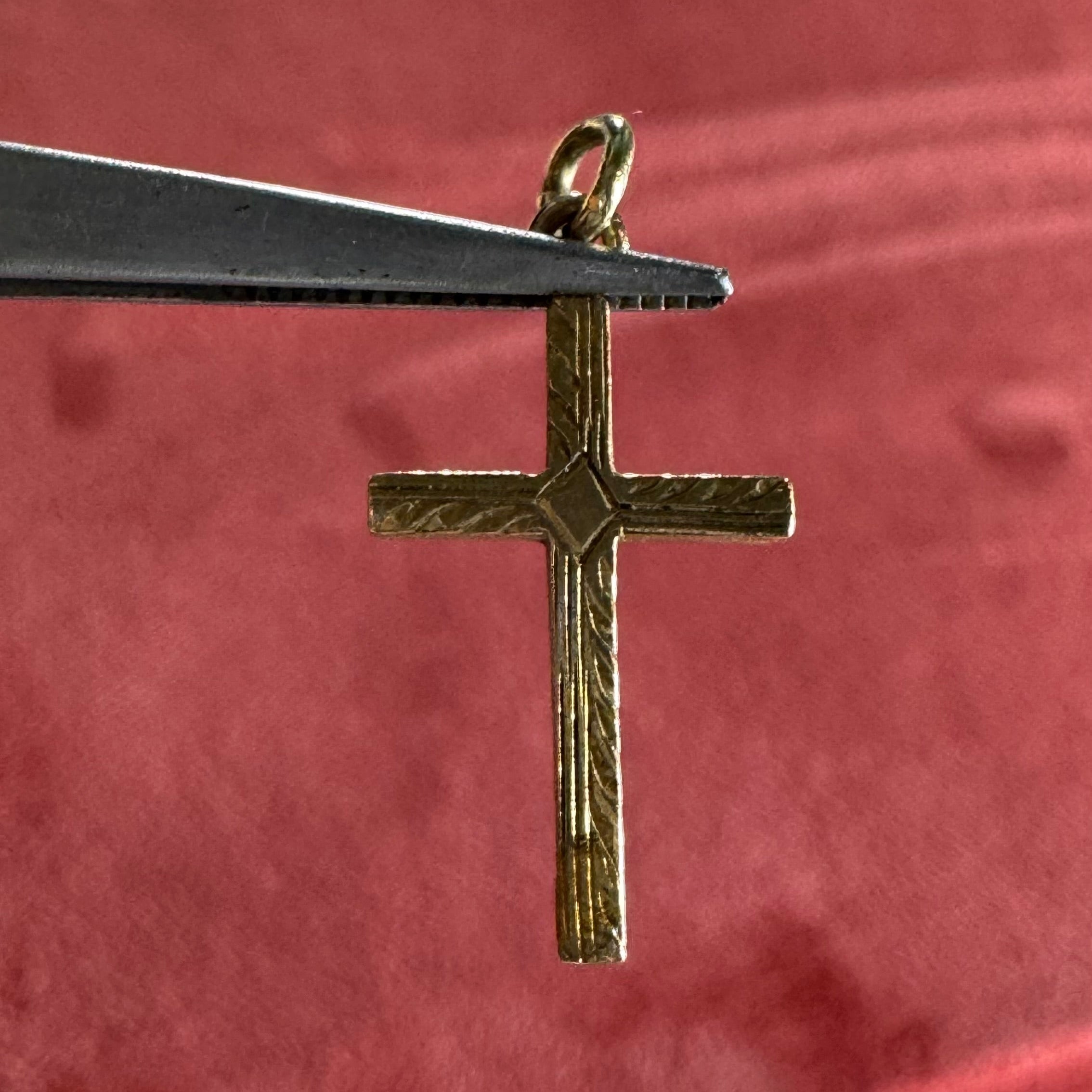 Vintage 10k Cross Pendant