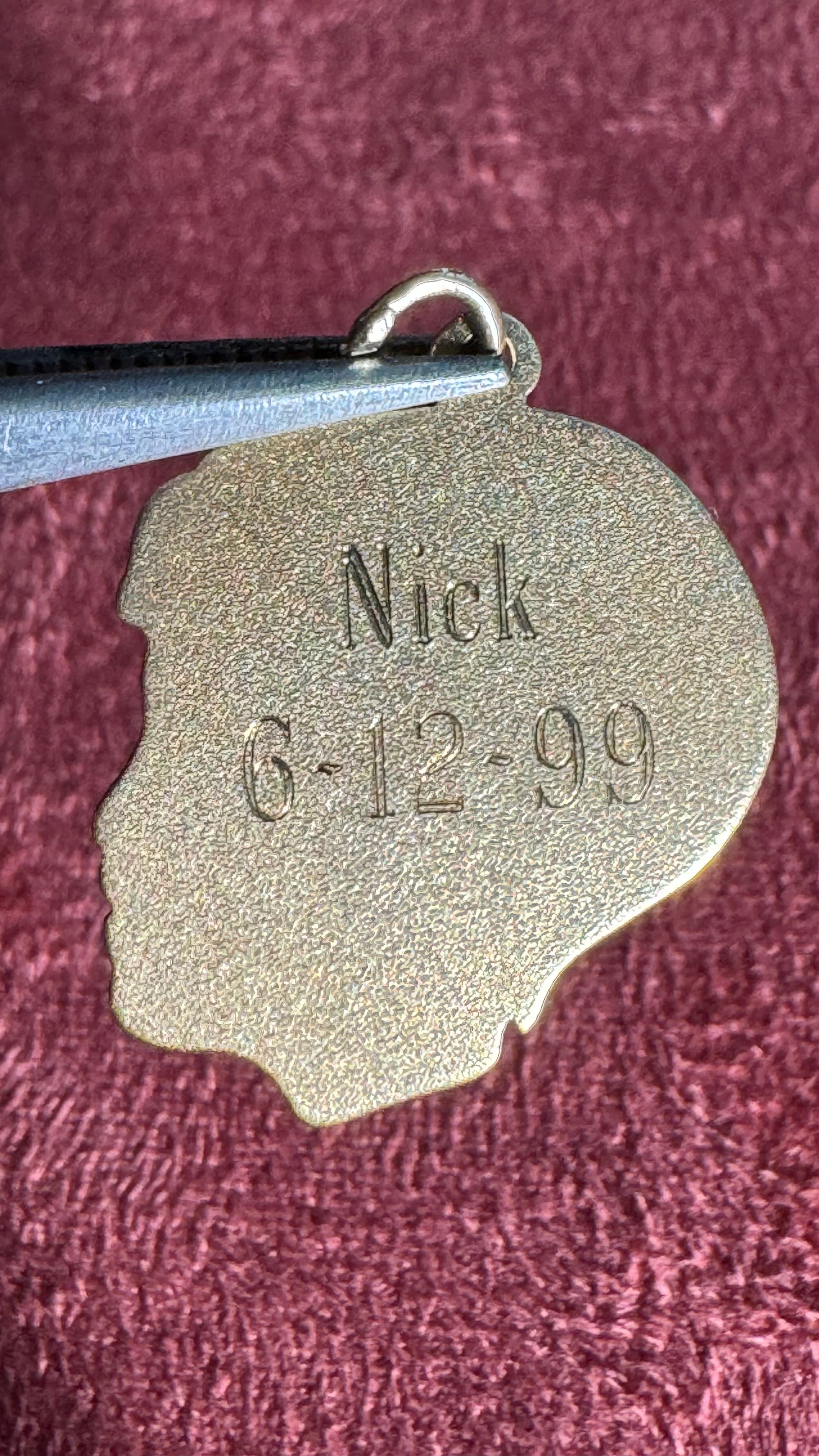 Vintage 14k Baby Boy Charm